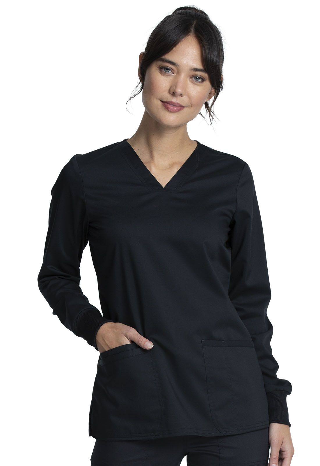 Women's long hotsell sleeve scrub tops