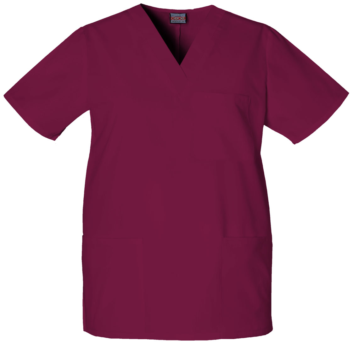 4876-Unisex V-Neck Top (Cherokee WW Originals)