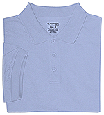 Picture of Polo - Jersey in Light Blue