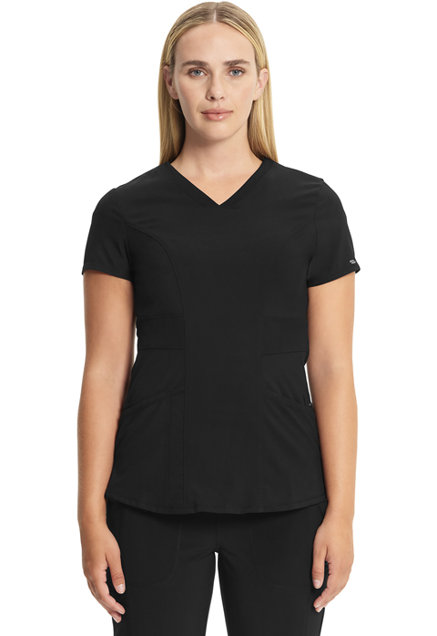 CK623A-V-Neck Top (Infinity by Cherokee)
