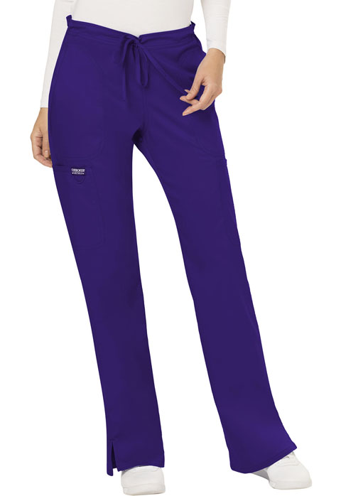 WW120P-Mid Rise Moderate Flare Drawstring Pant (Workwear Revolution)