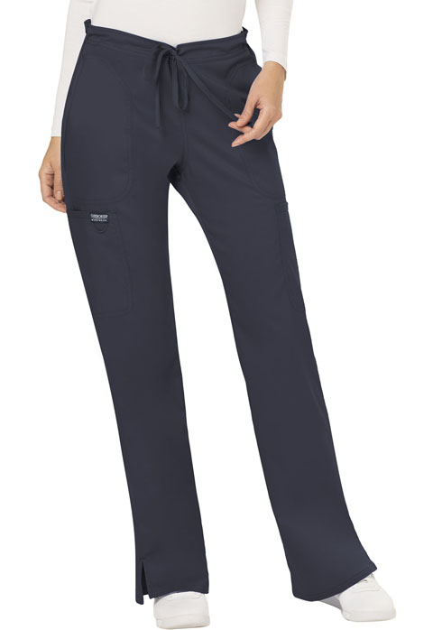 WW120P-Mid Rise Moderate Flare Drawstring Pant (Workwear Revolution)