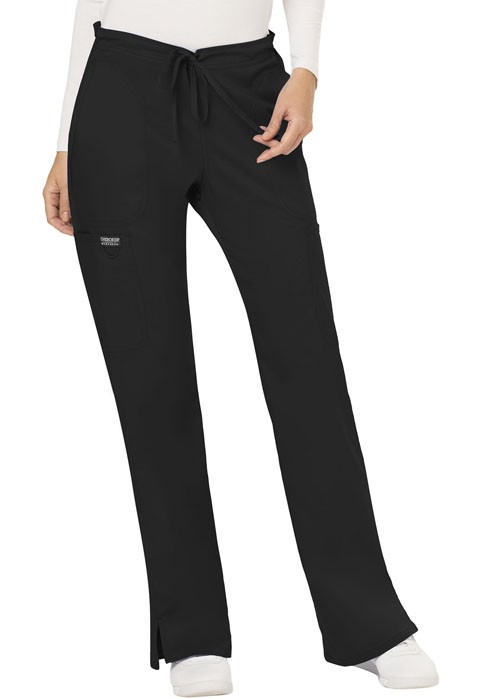 WW120T-Mid Rise Moderate Flare Drawstring Pant (Workwear Revolution)