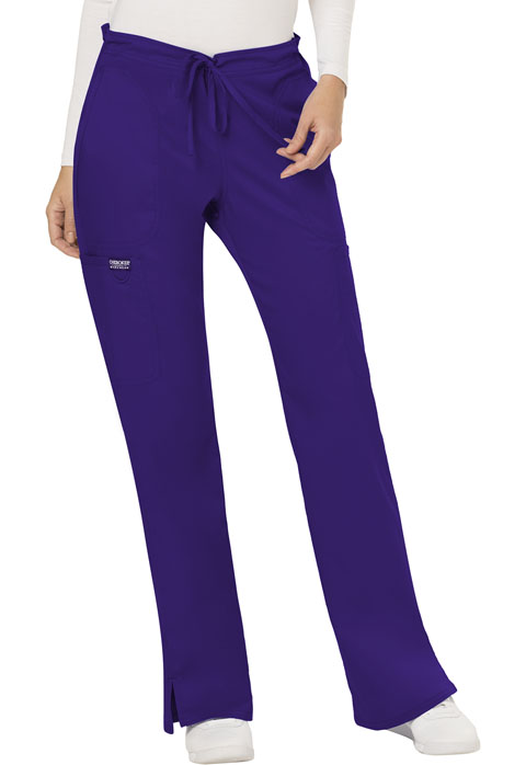 WW120-Mid Rise Moderate Flare Drawstring Pant (Workwear Revolution)