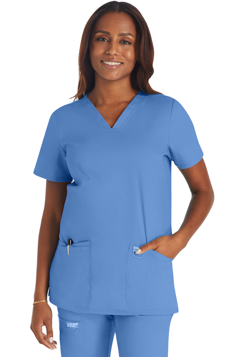 WW620-V-Neck Top (Workwear Revolution)