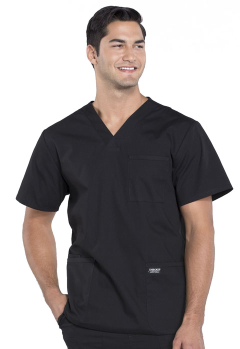 WW695-Men's V-Neck Top (Cherokee WW Professionals)