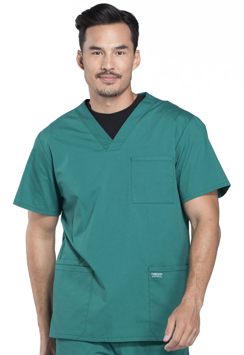 WW695-Men's V-Neck Top (Cherokee WW Professionals)