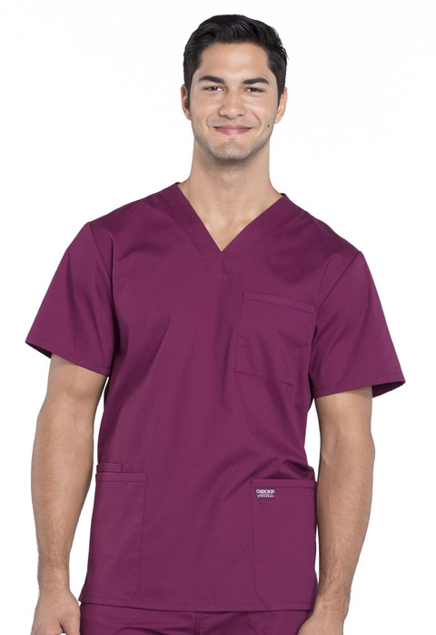 WW695-Men's V-Neck Top (Cherokee WW Professionals)