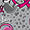 Dickies Dickies Prints V-Neck Print Top in Care Slow Much (DK852-CASL)