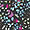 Dickies Dickies Prints V-Neck Print Top in Confetti Craze (DK616-CZAE)