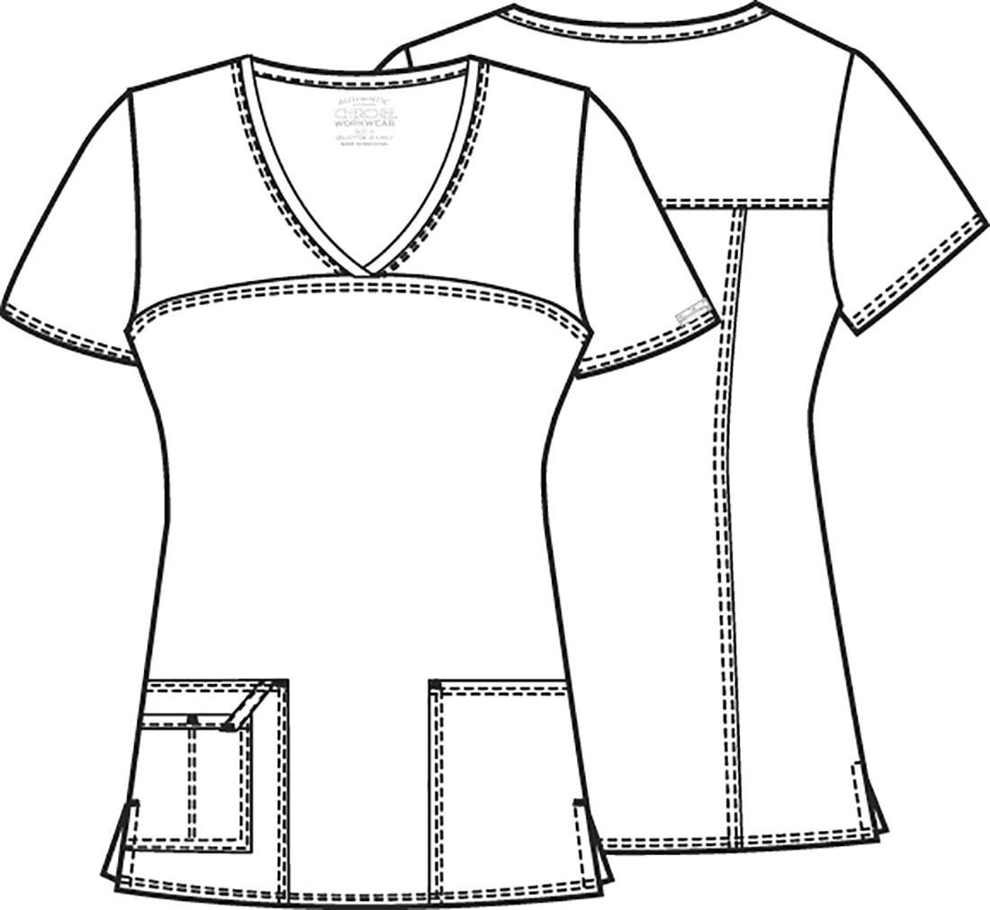 Cherokee 4727 scrub top sales