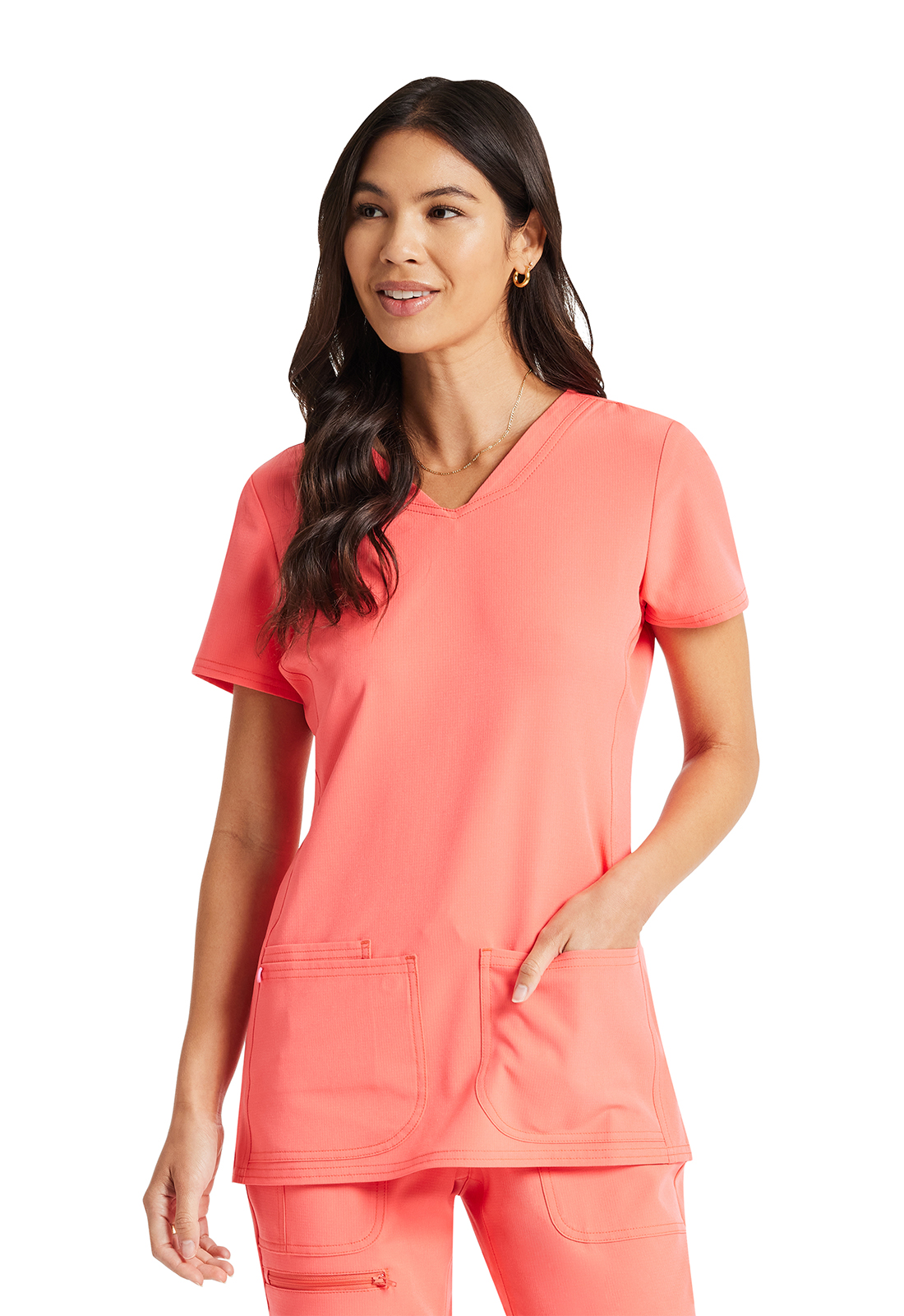 HeartSoul Break on Through Shaped V-Neck Top-Heartsoul