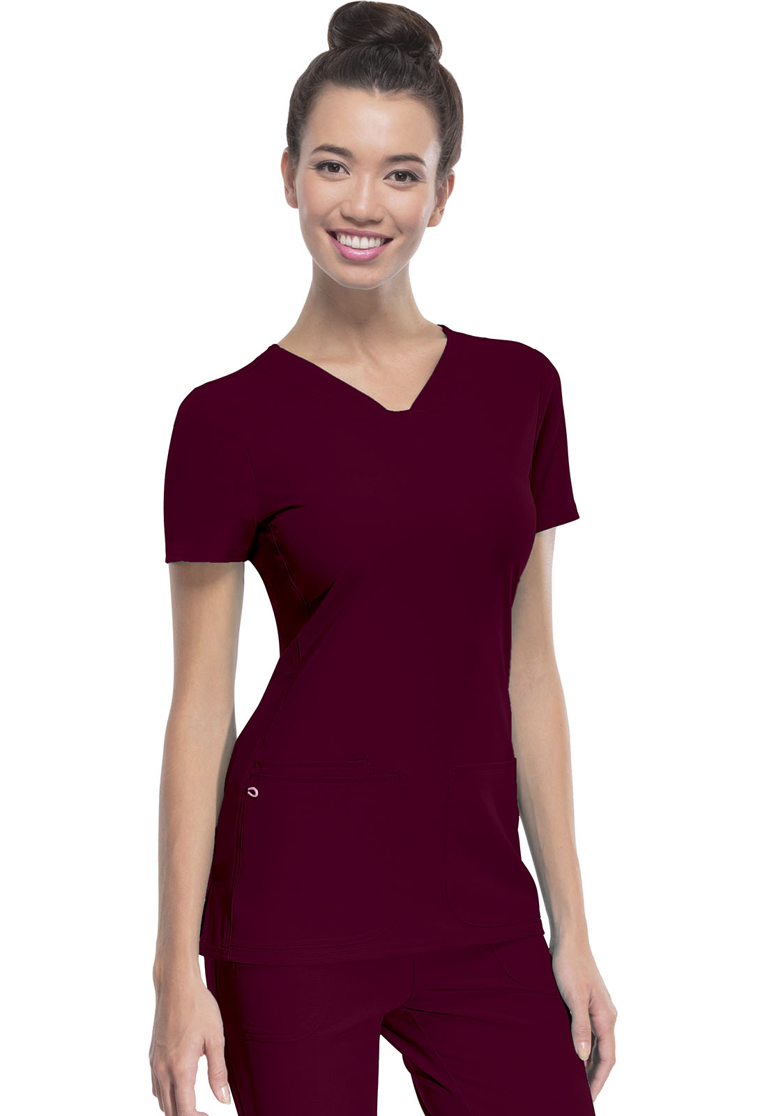 HeartSoul Break on Through Shaped V-Neck Top-Heartsoul