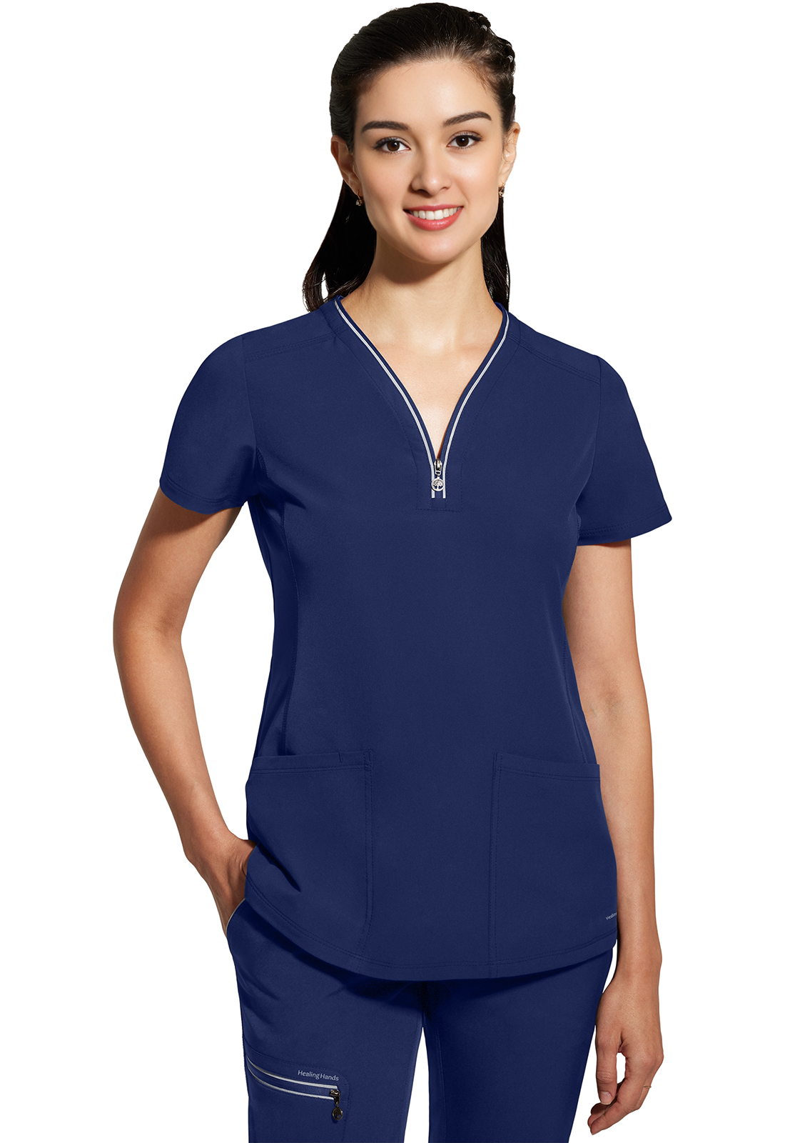 360 by Healing Hands 2274 Ladies 3 Pocket Sonia Medical Scrub Top-Healing Hands