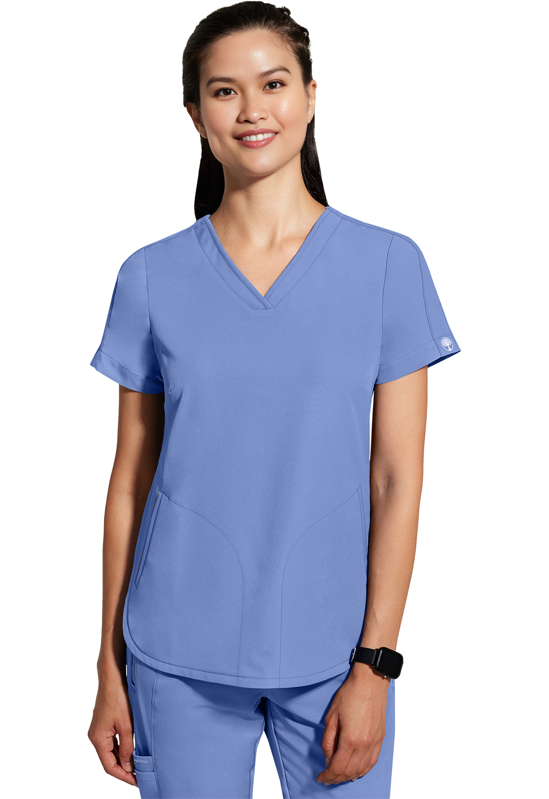 360 by Healing Hands 2285 Ladies Skyler 2 Pocket Medical Scrub Top-Healing Hands