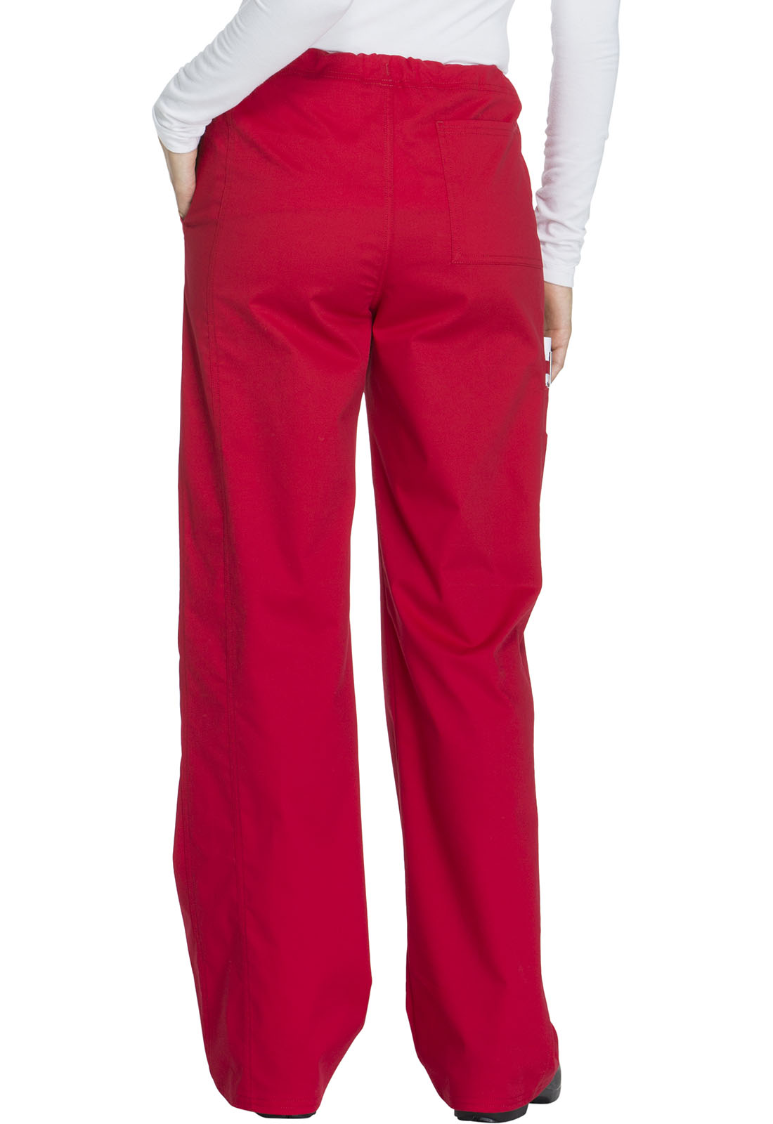 red drawstring pants