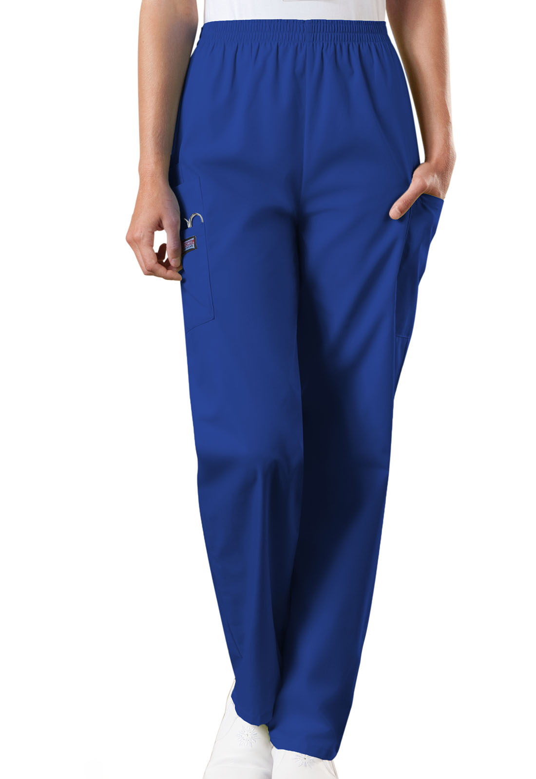 Originals 4200 Natural Rise Tapered Pull-On Cargo Medical Scrub Pant by WorkWear-Cherokee Workwear