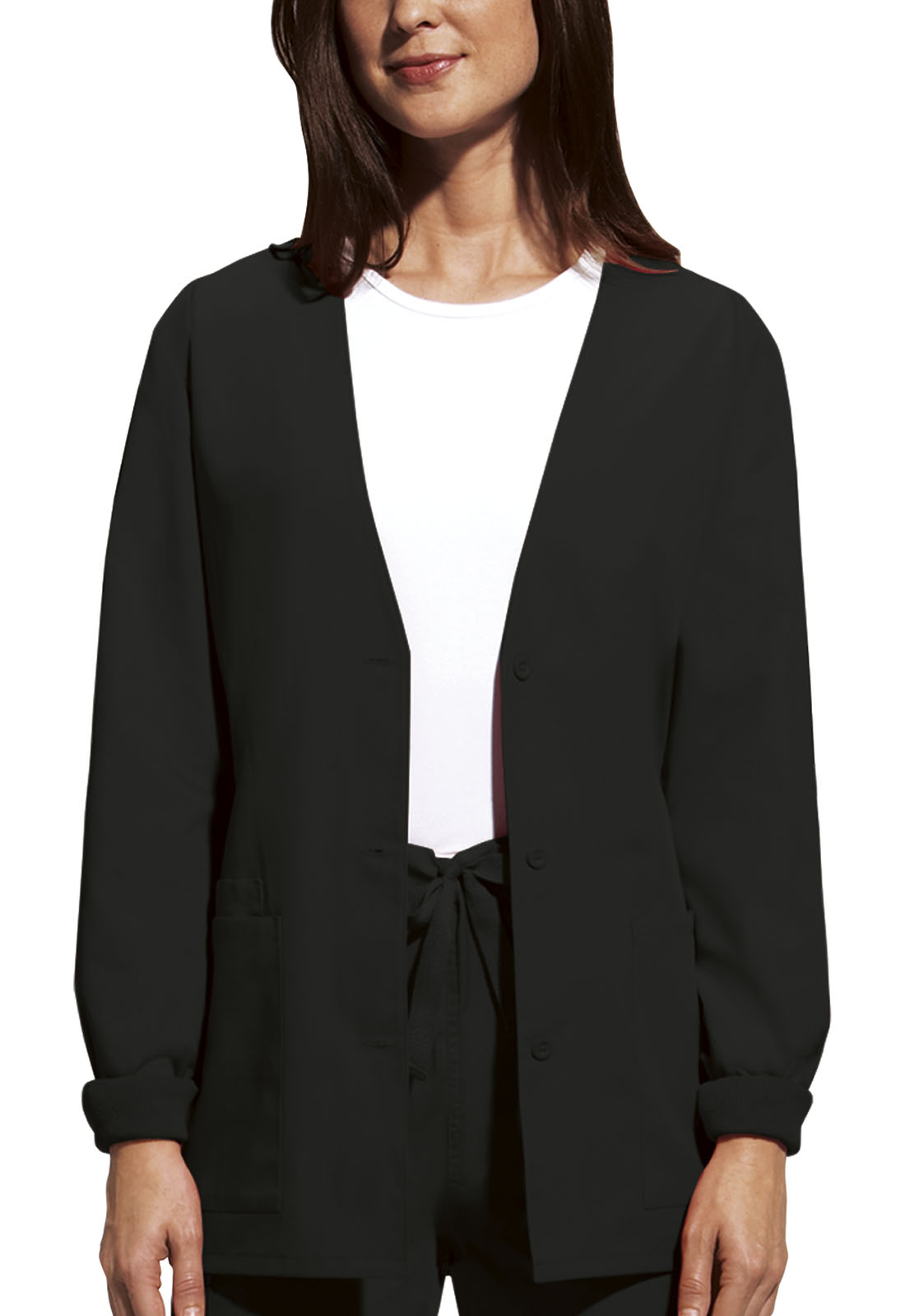Cherokee cardigan hotsell scrub jacket