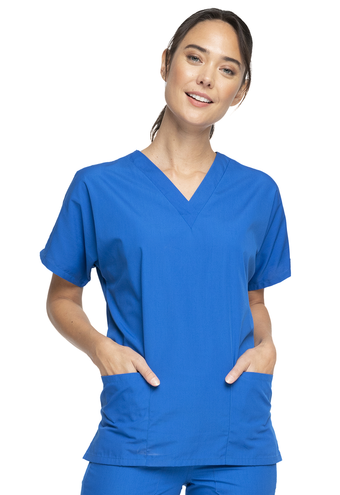 Originals 4700 Ladies 2 Pocket V-Neck Scrub Top-Cherokee Workwear