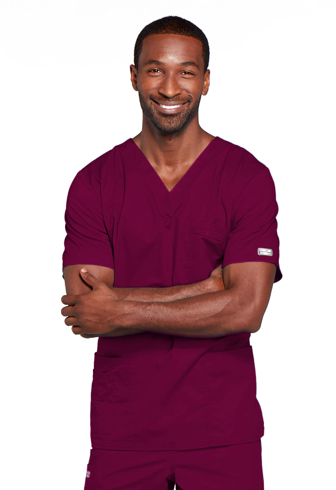 Core 4725 Men&#8216;s-Unisex 4 Pocket V-Neck Medical Nursing Scrub Top by Cherokee WorkWear-Cherokee Workwear