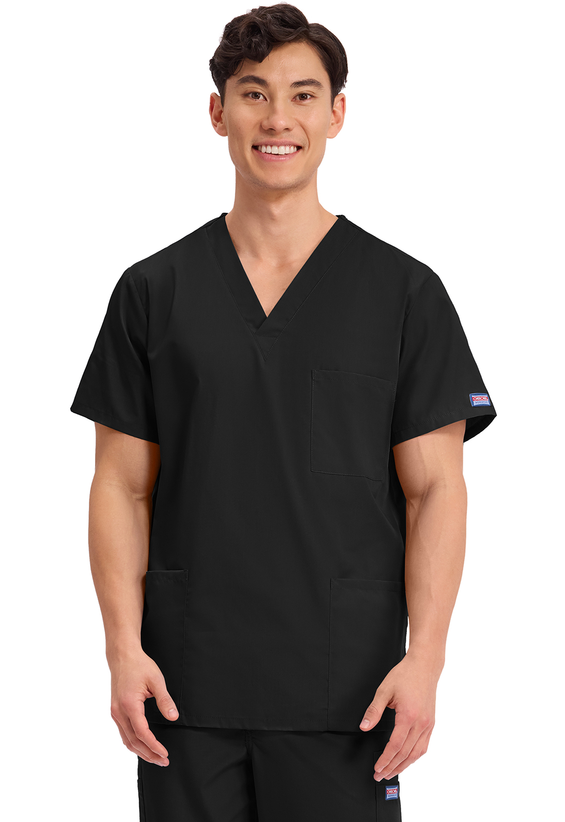 Cherokee Workwear Medical WW Unisex 4876 Unisex V-Neck Top-Cherokee Workwear