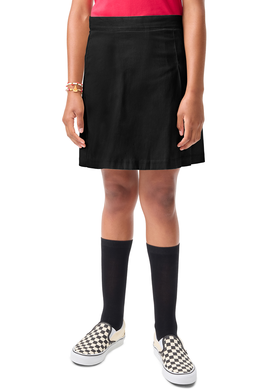 Classroom Juniors Stretch Double Pleated Scooter-Classroom Uniforms