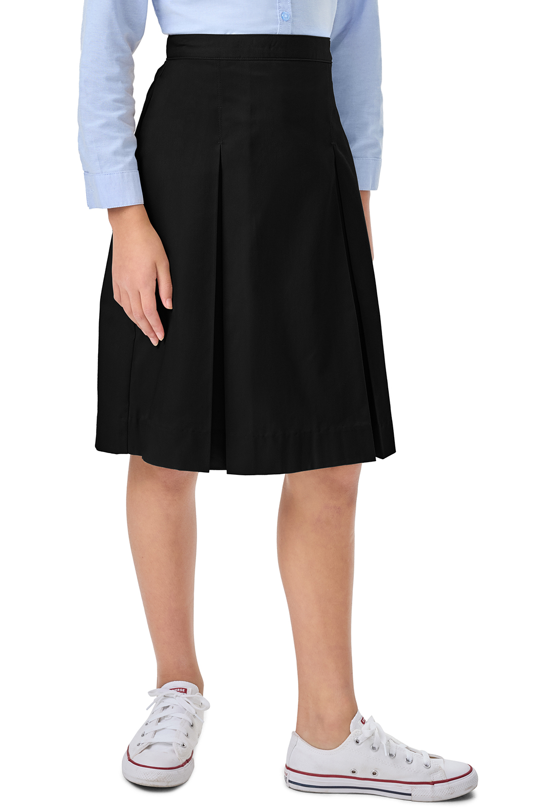 Classroom Longer Length Kick Pleat Skirt-Classroom Uniforms