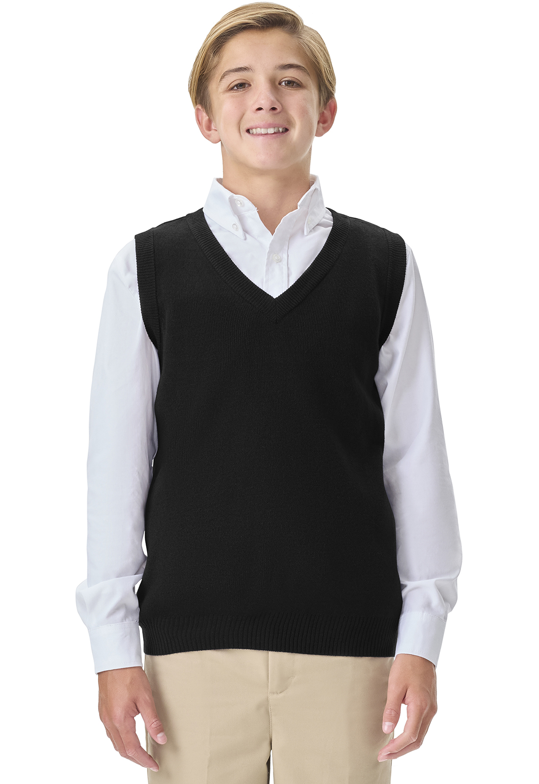 Classroom Adult Unisex V-Neck Sweater Vest-Classroom Uniforms