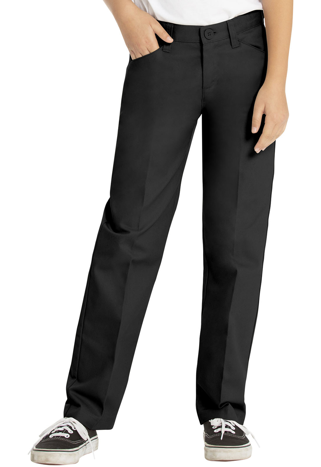 Real School Uniforms Real School Girls-Jrs Bottoms Girls Low Rise Pant
