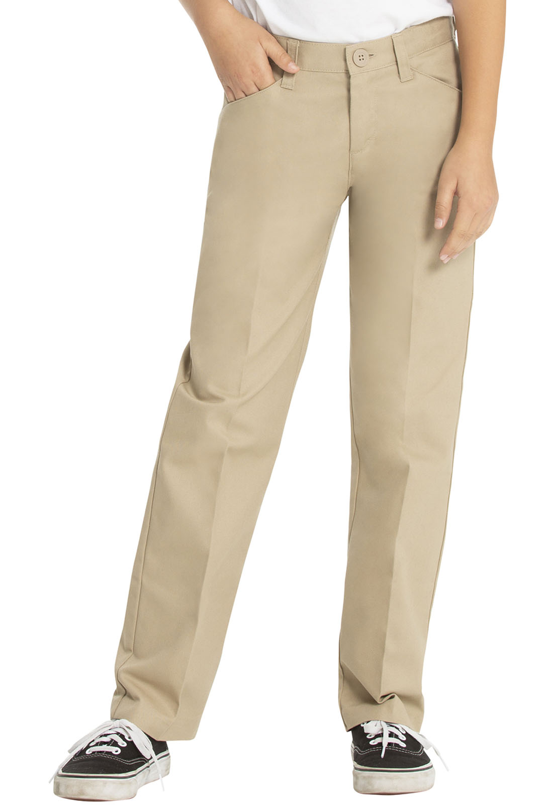 Real School Uniforms Real School Girls-Jrs Bottoms Juniors Low Rise Pant