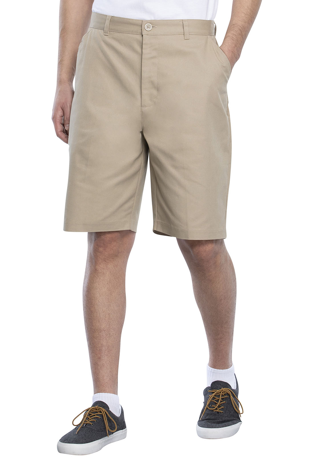 Real School Real School Men&#8216;s Flat Front Short-Real School Uniforms