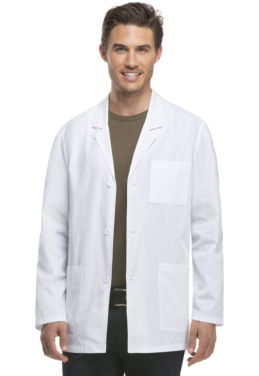 Dickies EDS Professional Whites 31&#34; Men&#8216;s Consultation Lab Coat-Dickies Medical