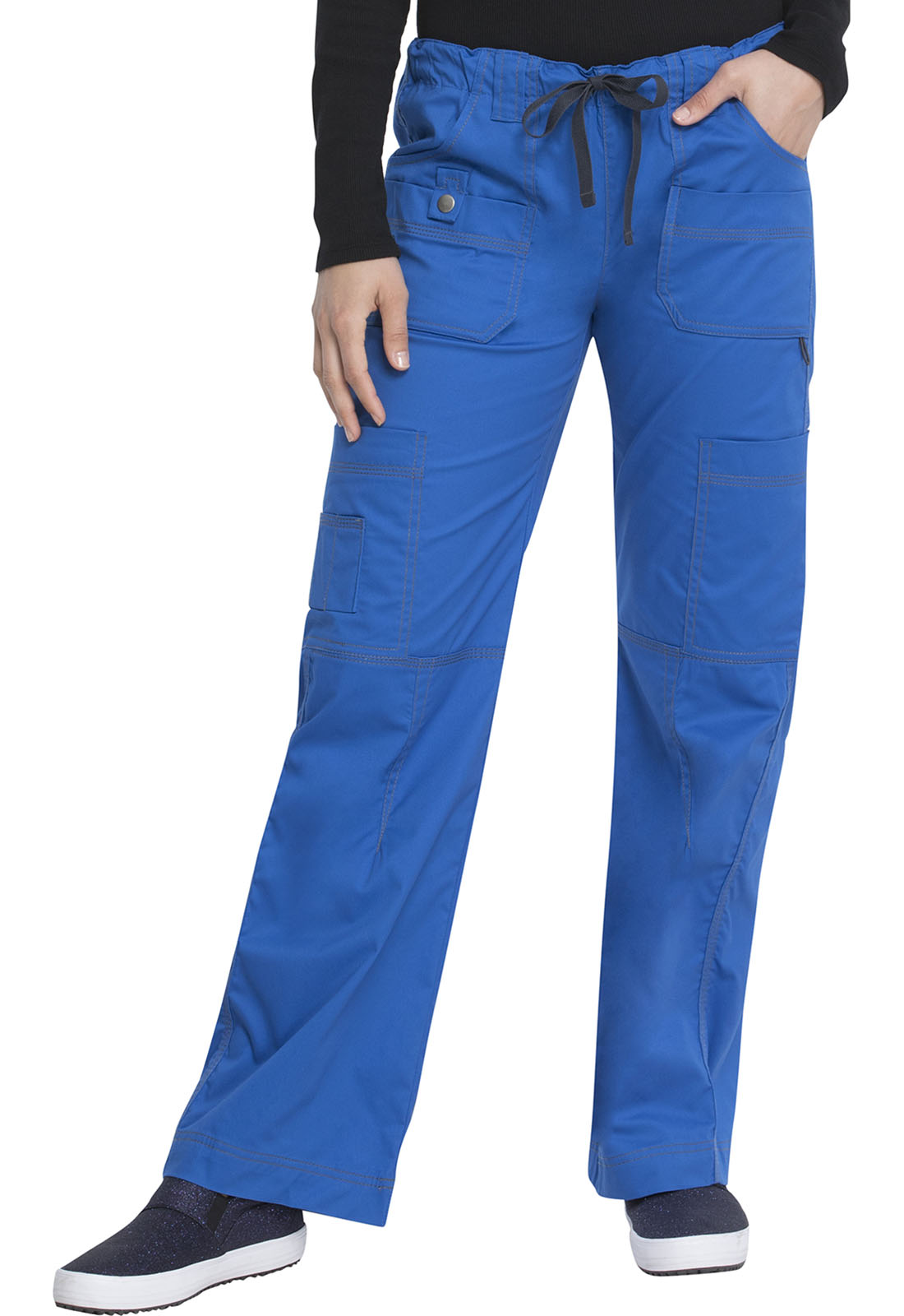Scrubs Dickies Tall Drawstring Cargo Pant 857455T Teal Free Shipping 