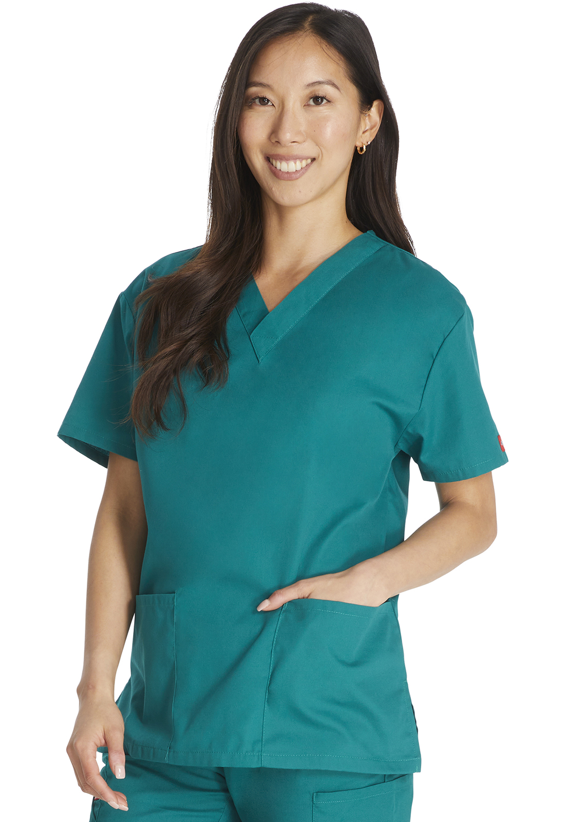 Dickies EDS Signature 86706 Two Pocket V-Neck Nursing Scrub Top-Dickies