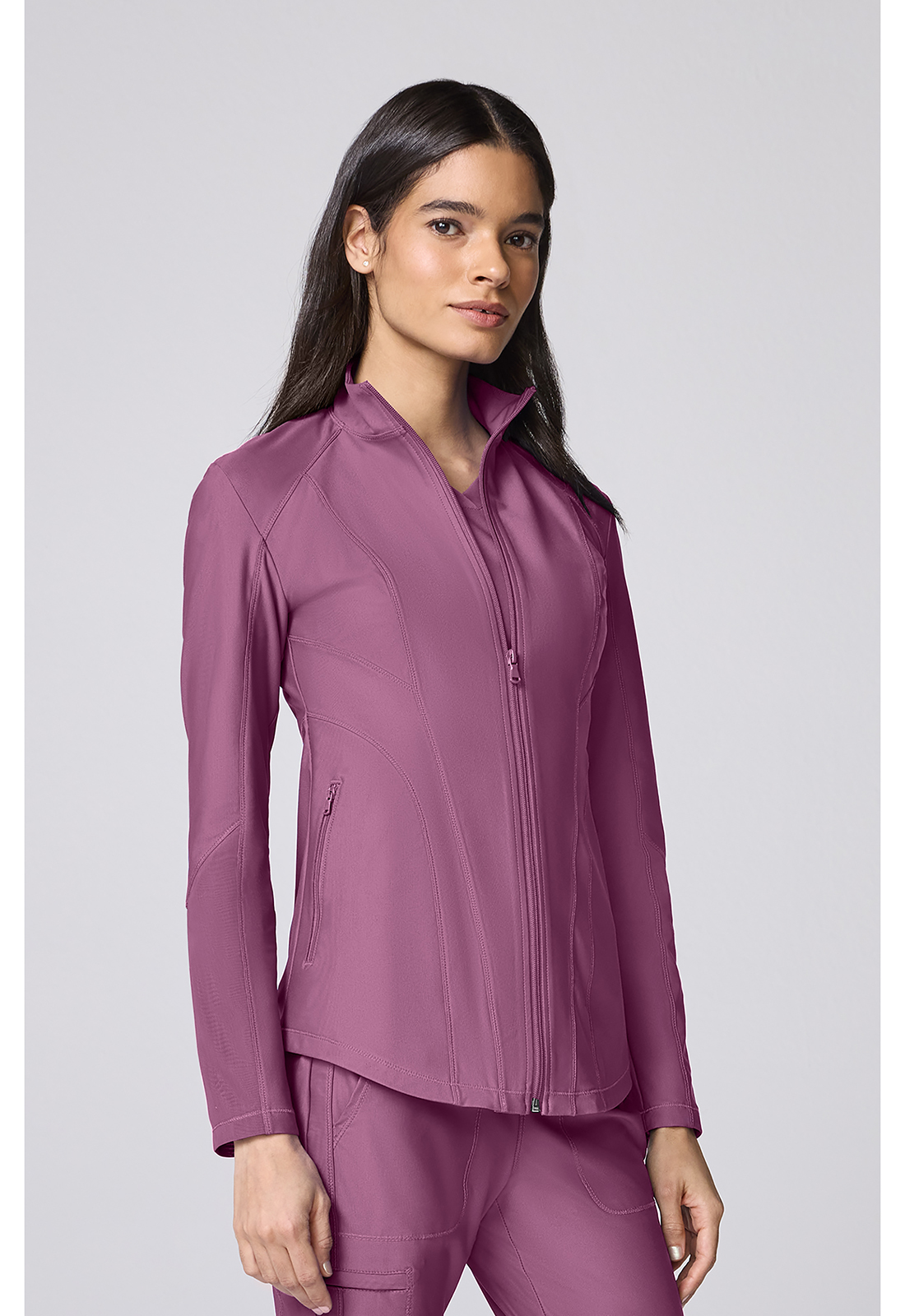 レディースウェア k Cherokee FORM CK00032 Women's Full Zip Scrub Jacket | Contemporary