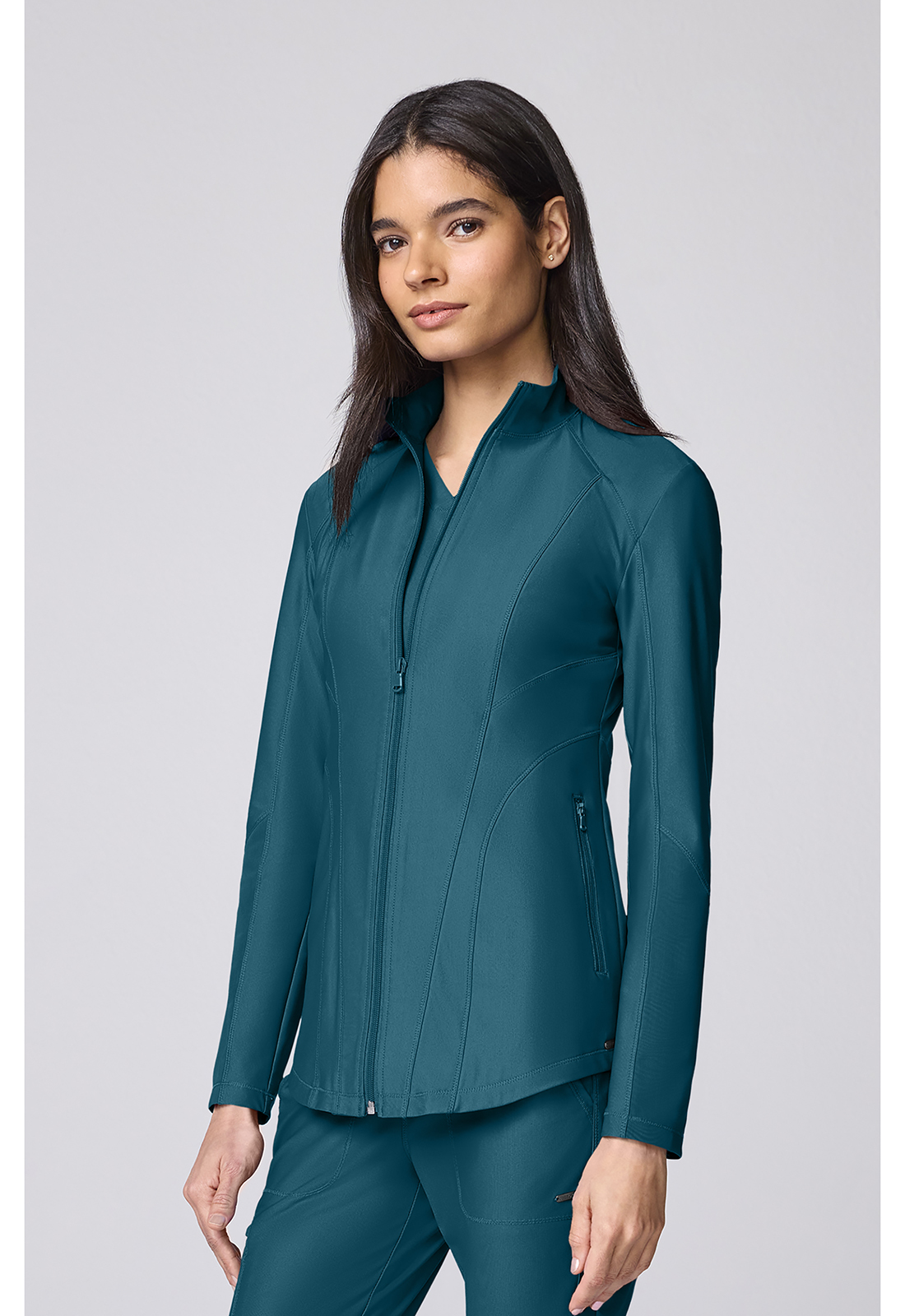 FORM CK00032 Women's Full Zip Anywhere Scrub Jacket | A1Scrubs