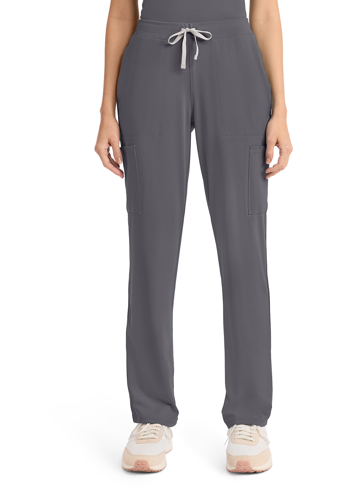 Cherokee Achieve CK096 Women&#8216;s Temperature Regulating 5-Pocket Straight Leg Scrub Pant-Cherokee