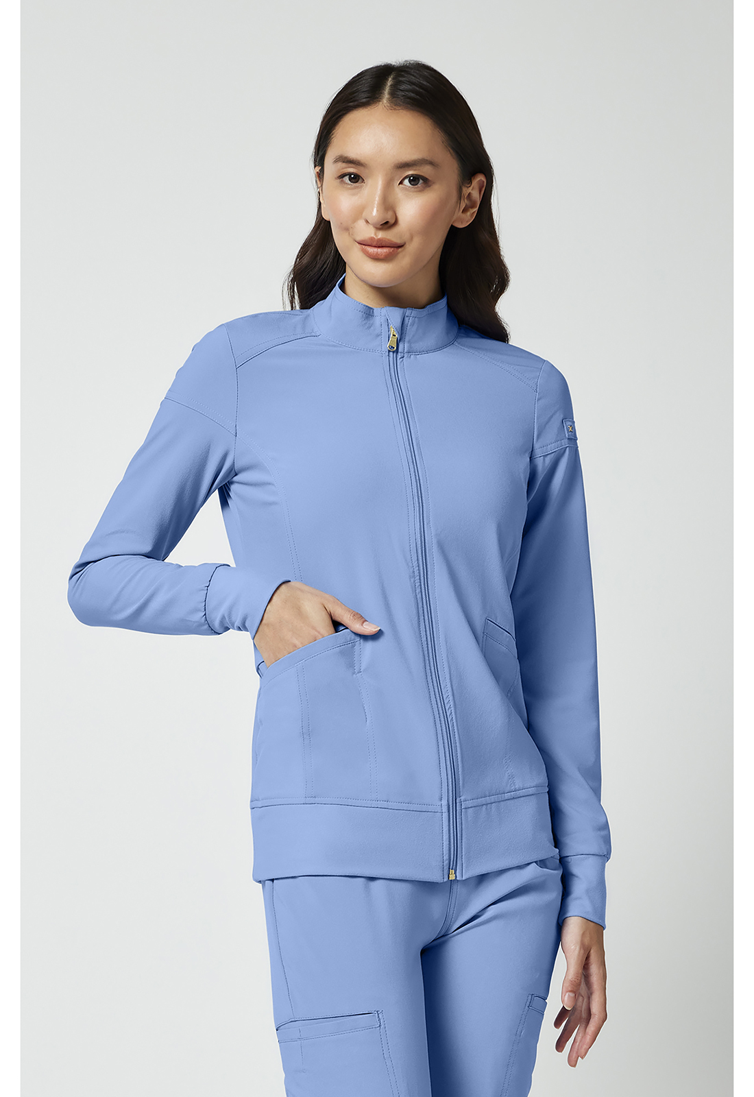 iFlex CK303 Sporty Zip Front Scrub Jacket | $28.99 Sale | Great