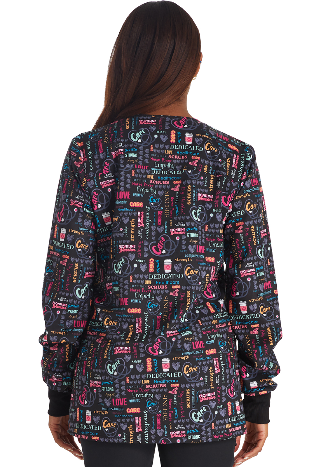 Buy Snap Front Print Warm-up Jacket - Cherokee Online at Buy Snap Front Print Warm-up Jacket - Cherokee Online at