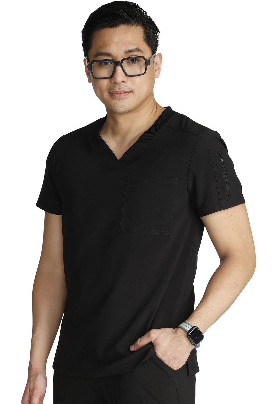 Cherokee Mens V-Neck Top-Cherokee