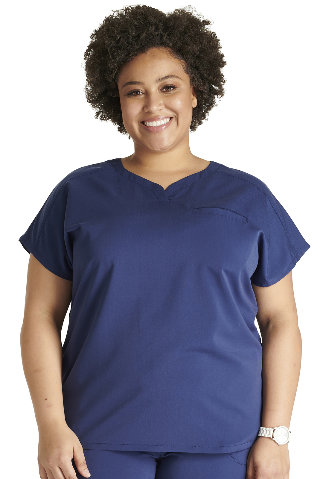 Atmos CK836A Women&#8216;s 3 Pocket Medical Scrub Top Antimicrobial-Cherokee