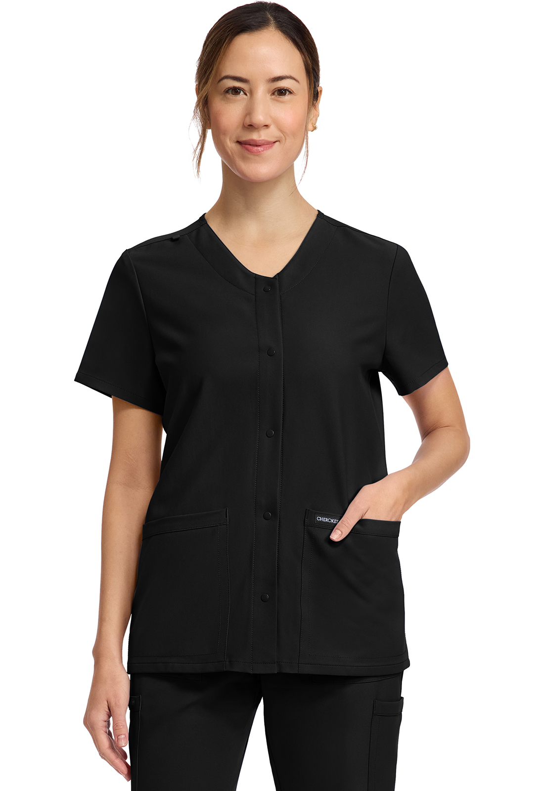 WW ORIGINALS ULTRA Women&#8216;s 2-Pocket Snap-Front Top-Cherokee