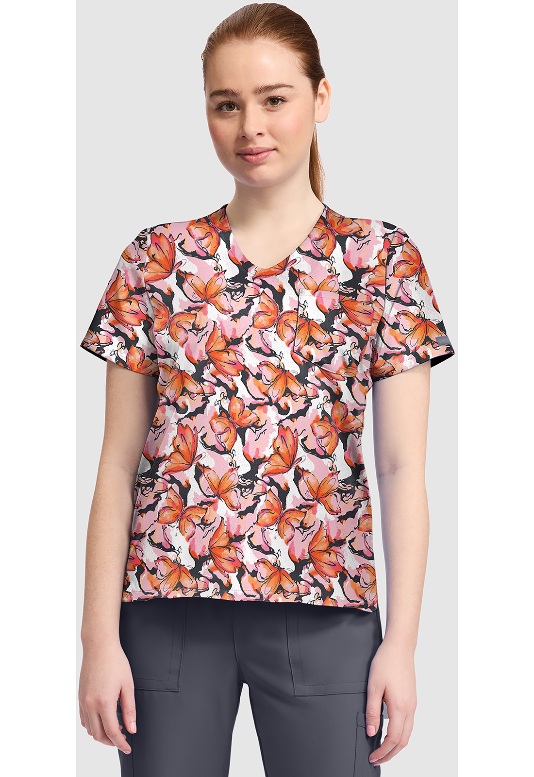 Women's High-Low V-Neck Top