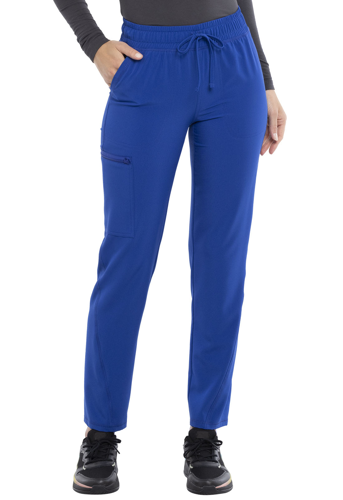 Allura Mid Rise Drawstring Tapered Leg Pant-Cherokee Uniforms