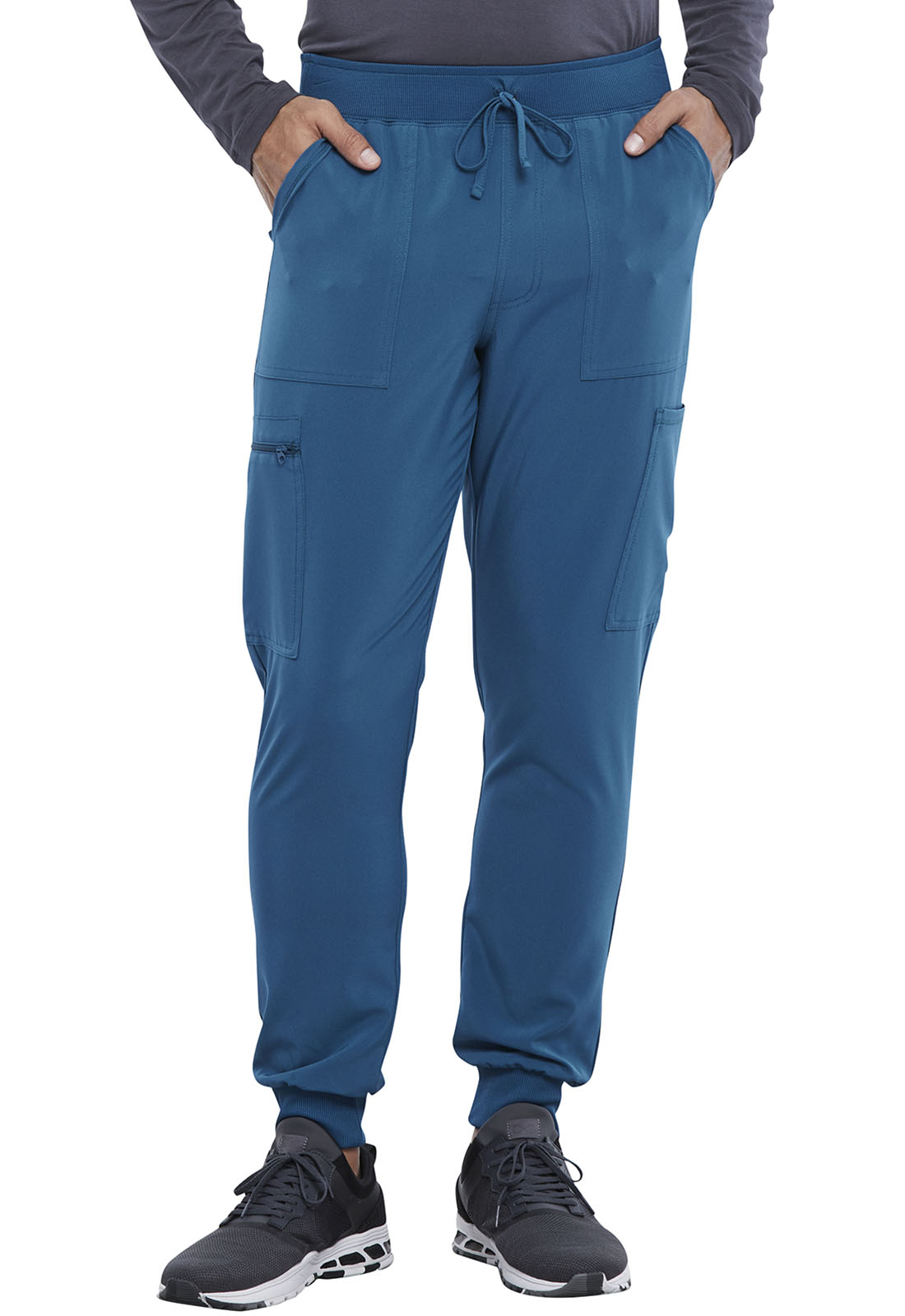 Allura CKA189 Men&#8216;s Flex Stretch Mid Rise Jogger Scrub Pants-Cherokee
