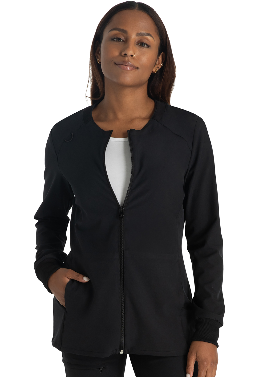 Cherokee ALLURA RESERVE Zip Front Jacket-Cherokee Uniforms