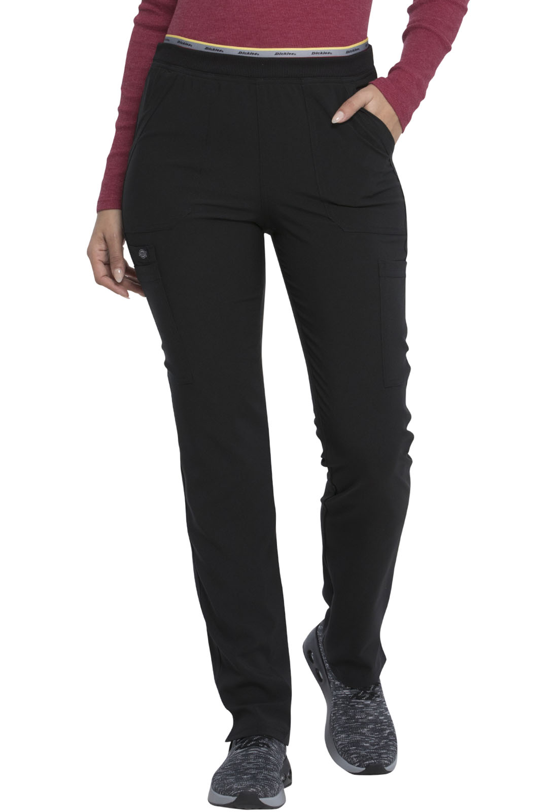 Mid Rise Tapered Leg Pull-on Cargo Pant-