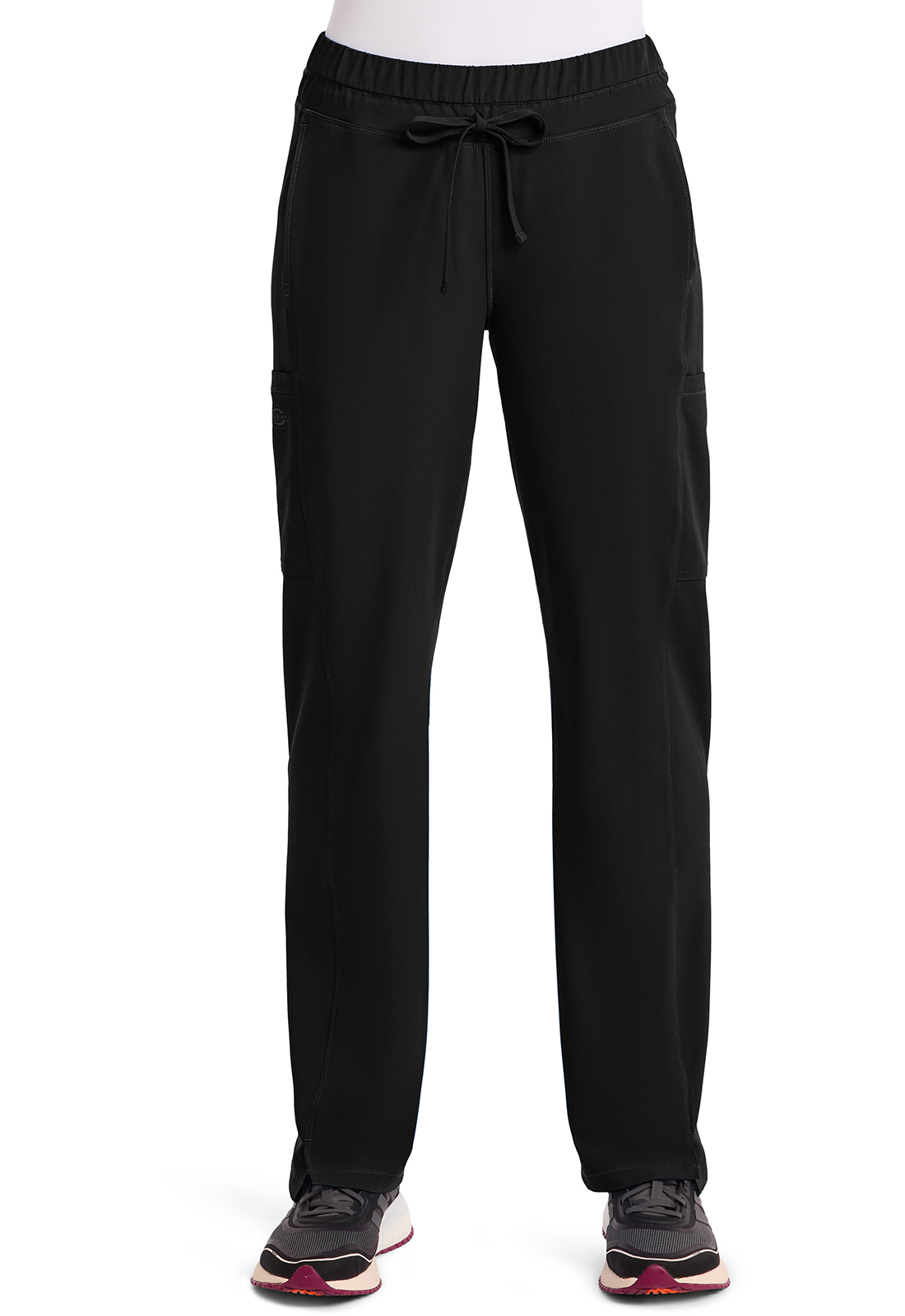 Mid Rise Straight Leg Drawstring Pant