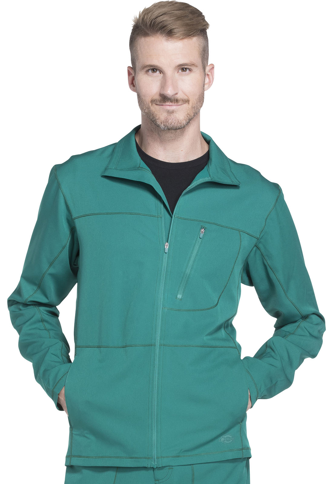 Dickies Dynamix Men's Zip Front Warm-up Jacket - DK310