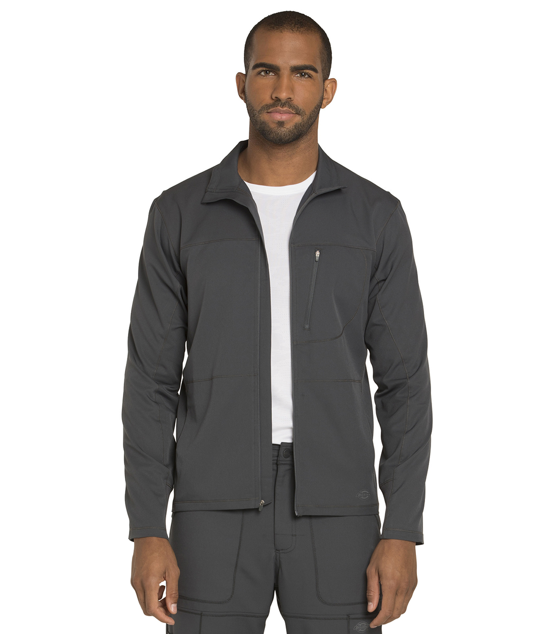 Dickies Men's Zip Front Warm-up Scrub Jacket - DK310